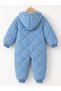 Hooded Quilted Kids' Onesie - 3