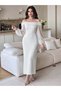 Rochie maxi, alb