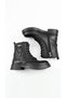 Women's Non-Slip Rubber Sole, Zipper Winter Combat Boots - 7