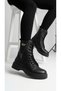 Women's Non-Slip Rubber Sole, Zipper Winter Combat Boots