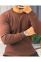 Crew-Neck Sweater in Brioche Knit - 2