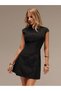 Rochie mini, negru - 3