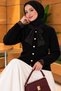 Soft Women's Cardigan with Lace and Buttons - 4