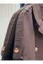 Ahuser Back-Closure Tie-Detail Trench Coat - ZŞ7322 Coffee - 6