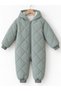 Hooded Quilted Kids' Onesie - 3