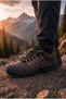 Trq Men's Outdoor Climbing Shoes - Water-Repellent Trekking Shoes with Thermal Fur-Lined Lining