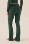 x Melodi Green Flared Jersey Pants - 4
