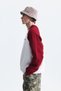 Oversized Color Block Sweatshirt - 4
