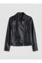 I Shirt Roba Collar Women's Leather-Look Jacket from Freezen Store - 6