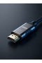 كابل من نوع Type-C إلى HDMI 2.0، يدعم دقة 4K عالية الوضوح - طول 1.8 متر. |   مزامنة صوت وفيديو عالية السرعة - 3