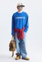 Textured London-Printed Sweatshirt