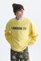 Textured London-Printed Sweatshirt