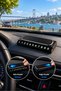 In-Car Parking Number Holder—Slides Left and Right, Hides Away, Glow-in-the-Dark, Black