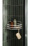 Luxury Thermoplastic-Coated Single-Layer Laminated Bathroom Corner Shower Enclosure Interior Shampoo Holder with Hanging Corner Shelf - 2