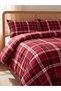 ESVAB • Modern & Elegant Checked Embroidered Double Bedding Set - 2