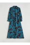 Quality Pieces from Çelebi Store Modal Blended Embroidered Shirt Dress - 7