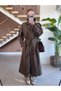 Mock Neck Trench Coat with Epoletes - 6