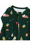 Zippered Bamboo Sleepsuit in 'Night Before X-Mas' Print - 3
