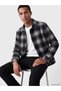 I Standart Fit Checkered Embroidered Men's Lumberjack Shirt from Freezen Store - 2