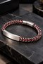 Men's Steel Bracelet - Customizable 316L Stainless Steel Men's Name Tag Bracelet - 2