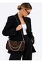 Women's Suede Clutch Bag and Shoulder Bag with Chain Detail and Zip Detail, Stylish Design DIMENSIONS: 26 X 16 CM - 3