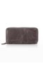 Dia Vintage Leather Zipper Unisex Card Holder Wallet - 4