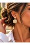 Women's Gold Detailed Woven-Look Earring Styles | Chic Dangle Earrings with Floral and Geometric Designs