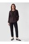 Trendy Picks from Kübra Butik: Tie-Detail Collar, Embroidered, Ruched Blouse - 3