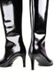 Block Heeled Patent Leather Women's Boots - 2