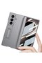Samsung Galaxy Z Fold 8 Ultra Compatible Case with Automatic Magnetic Hinge, Aluminum Stand, and Nano-Oleophobic Hard Armor Cover - 6