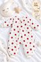 Infant and Child 2.5 TOG Outer Fabric, 100% Cotton Fiber-Padded Zipper-Front Rompers with Leg Cuffs