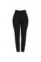 Women's High-Waisted Carrot-Cut Pants 2-Piece Set (Black, Navy) - 2
