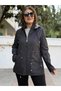 Italian Leopard Double-Sided Trench Coat Black - 2