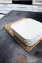 Artemis Pasta / Cake / Dessert Plate & Serving and Presentation Plate / Breakfast Plate, Set of 6, 22 cm - 6