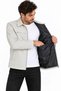 Men's Water Repellent Windproof Lined Full Zipper 4 Season Regular Fit Coat Jacket - Beige - 5