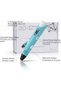 3D Pen with LCD Display - USB Powered 3D Printing Pen with 3 start colors of PLA Filament, 3D Pens for Kids, Creative Educational Gift - 6