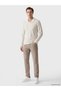 Men's Knitwear Sweater with Turn-Down Roba Collar and Stripes from Uzg Store for Style Enthusiasts - 3