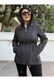 Italian Leopard Double-Sided Trench Coat Black