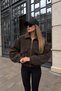 Short Oversized Women's Denim Jacket - 4