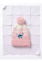 Girls' Embroidered Beanie Featuring Popular Cartoon Characters, with the RMZ Apparel Touch - 2