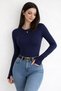 COTTON BODYSUIT WITH FINGER HOLES - 3