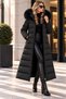 Fur Hooded Long Coat - 2