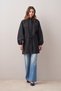 B87049A0 Women's Trench Coat with Ruched Detail