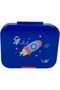 TiNY Wheel 4 Compartments Space Bento Box, Blue, 9842