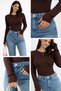 COTTON BODYSUIT WITH FINGER HOLES - 2