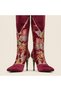 Valley Ethnic Patterned Slim Stiletto Heel Boots - 2