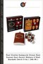 Custom-Made Camping Product, Special Edition Travel Accessory: Water Bottle with 4-Shot Cups, Leather-Wrapped, 9 oz (266 ml)