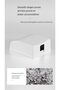 Wall Switch Waterproof Cover Box, Universal Plug Socket, Light Panel Doorbell Flip Cap, Home Bathroom Kitchen Accessory (White, Black) - 3