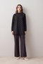 B16046A0 Women's Soft-Textured Sweatshirt with Polka Dot Details