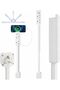Electrical Outlet Socket Extender Stick – 1500W Power Socket Expander, 45–71cm Extendable & 180° Rotating Wall Plug with USB-C & USB-A | UK Plug